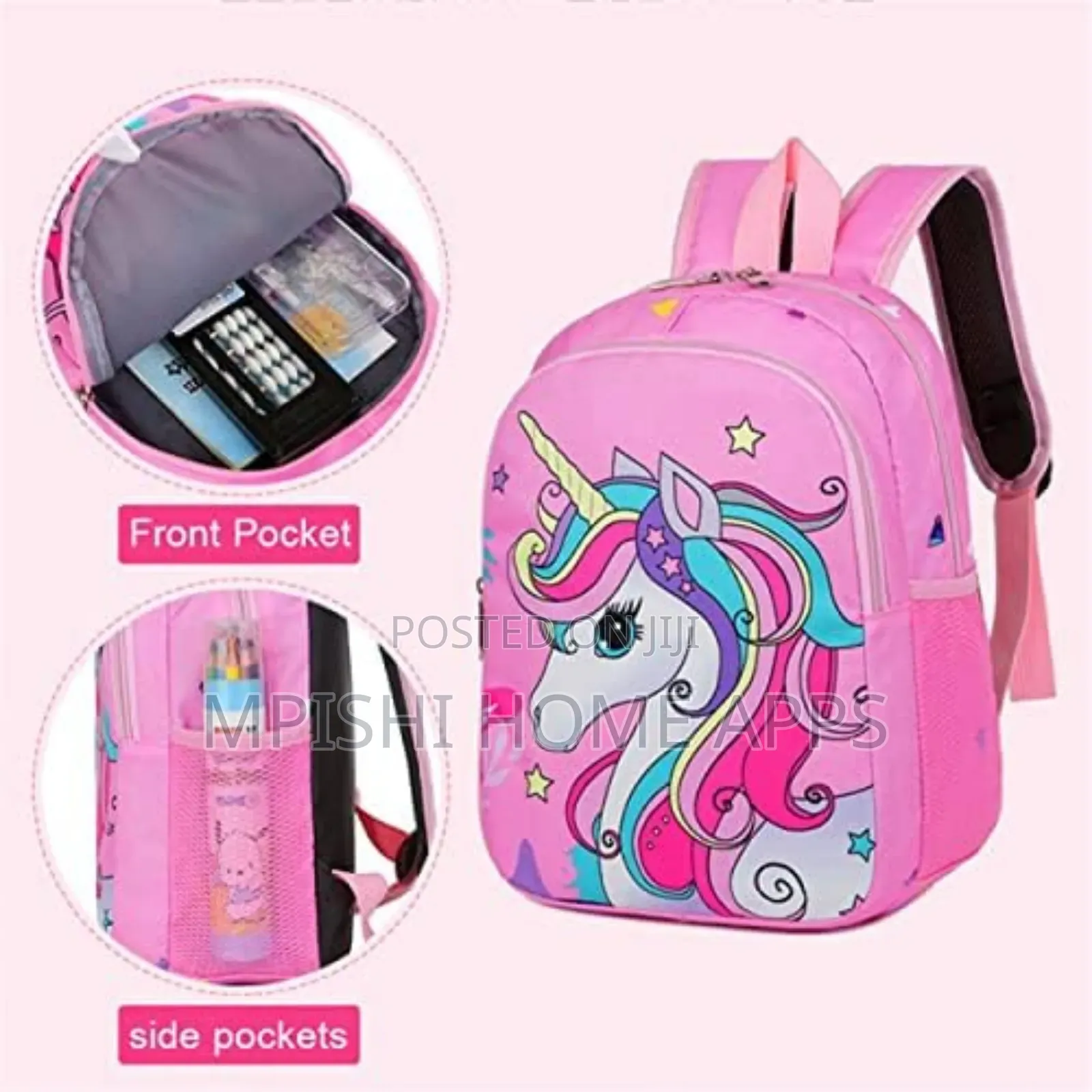 Unicorn Cartoon School Bags