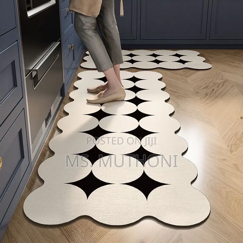 Aesthetic 2 in 1 Diatomite Kitchen Mats