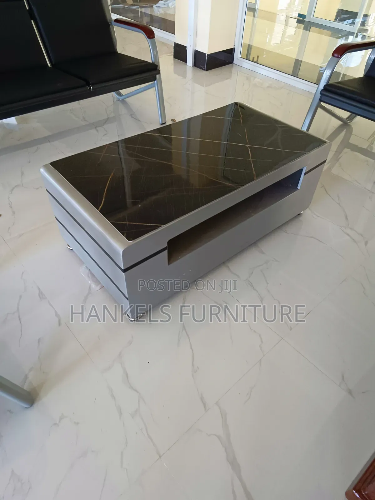 Luxury Marble Top Coffee Table – Modern Living Room Elegance
