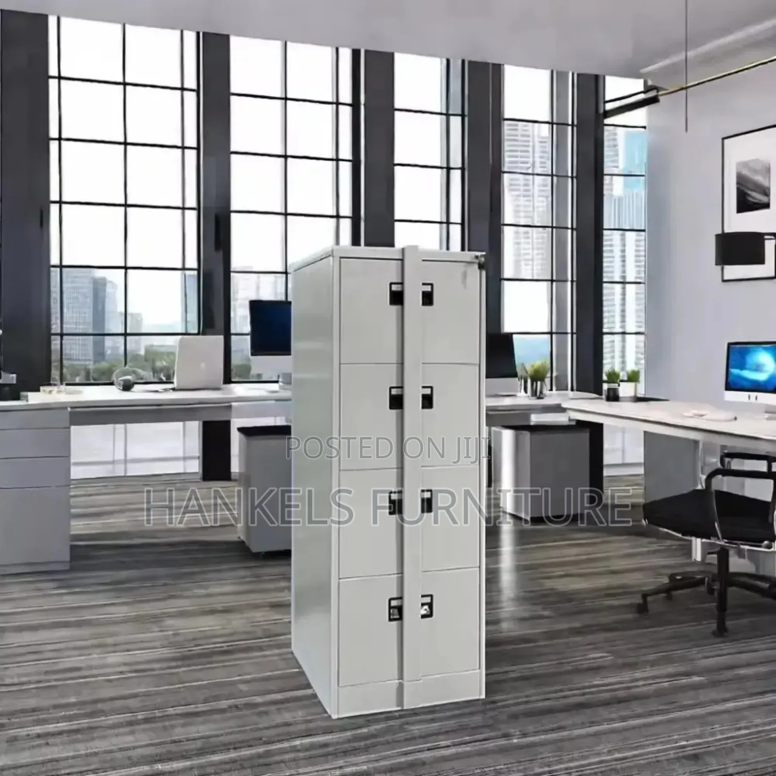 4-Drawer Office Filing Cabinet With Security Bar