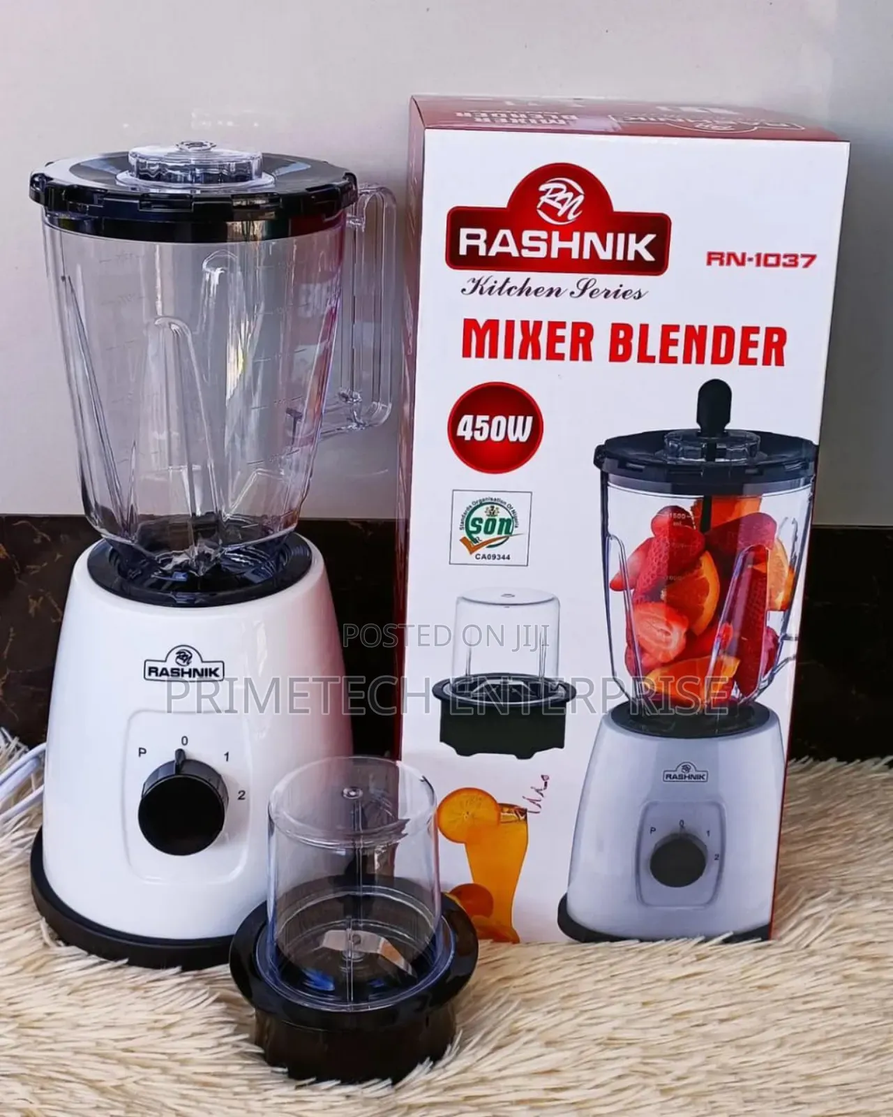 Mixer Blender 2 in 1 -White