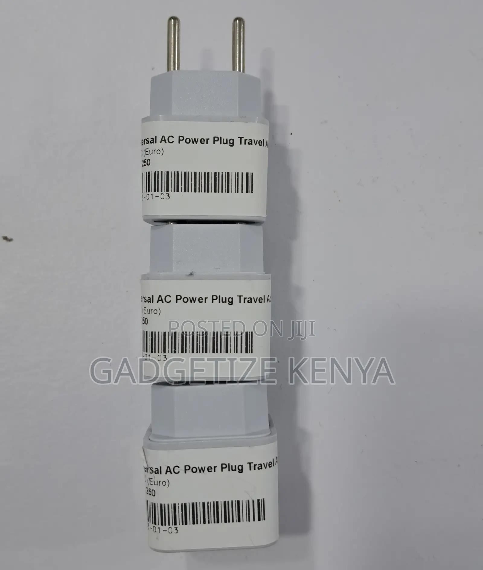 Iec Type C (Euro) Universal Power Travel Adapter (Europlug Cee 7/16)