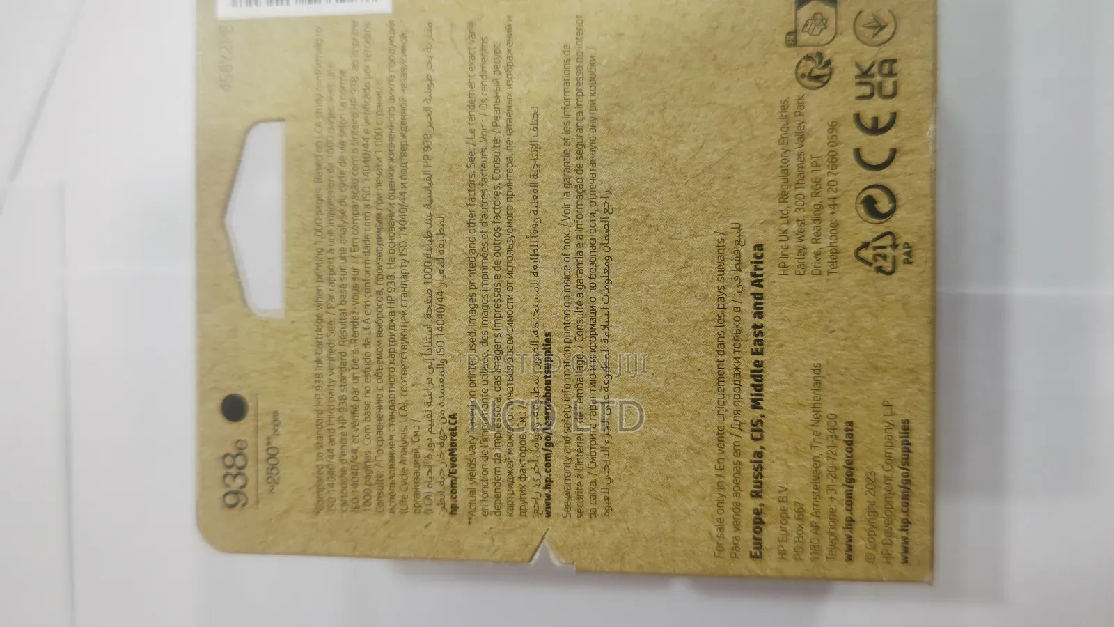 Hp 938e Evomore Black Original Ink Cartridge 4s6y2pe Works With Hp