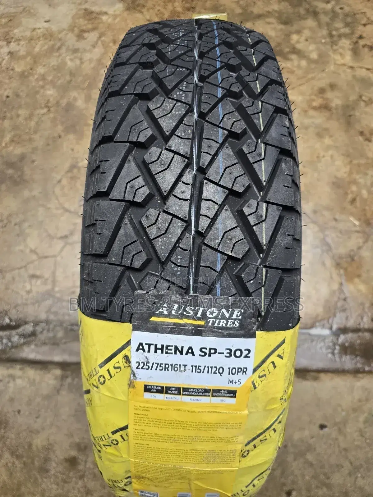 225 /75 R16 Austone Tyres (All Terrein)