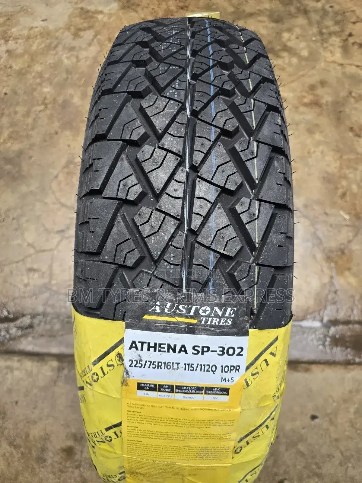 225 /75 R16 Austone Tyres (All Terrein)