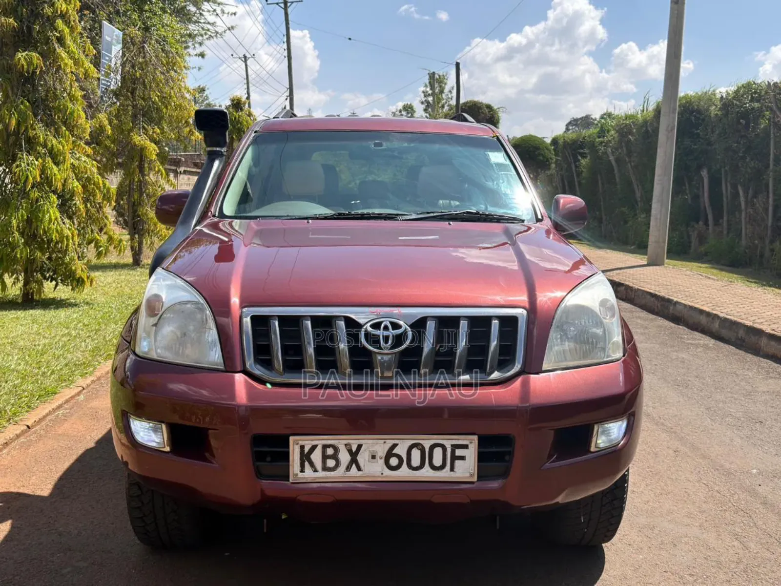 Toyota Land Cruiser 2004 Red