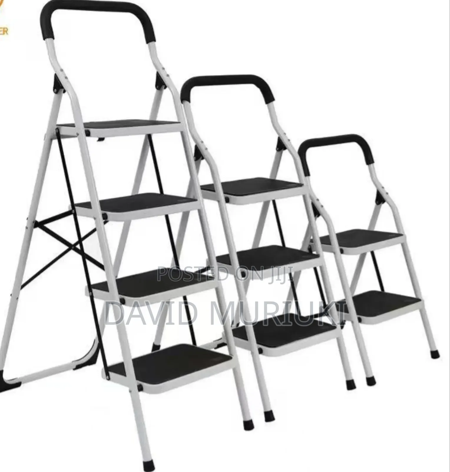 New Arrivals Heavy Duty Step Ladder White Colour 5 Step