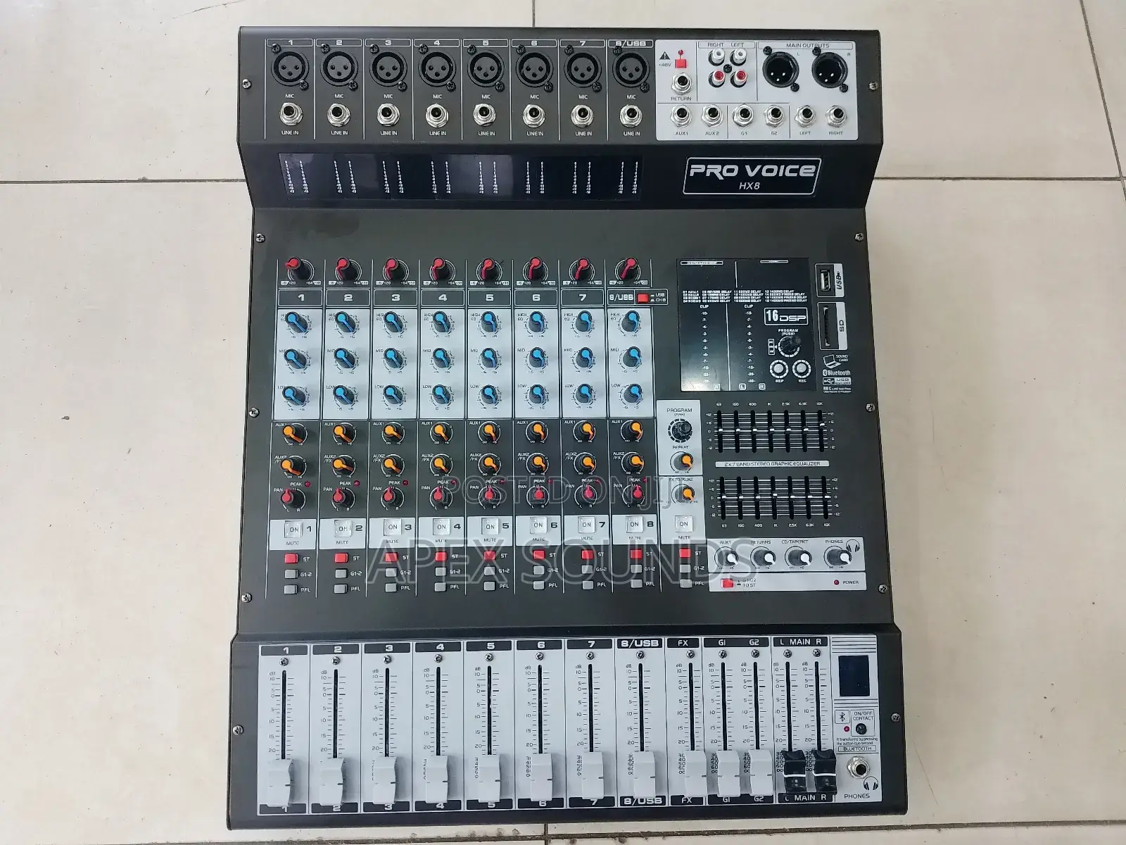 Powered 8channel Mixer