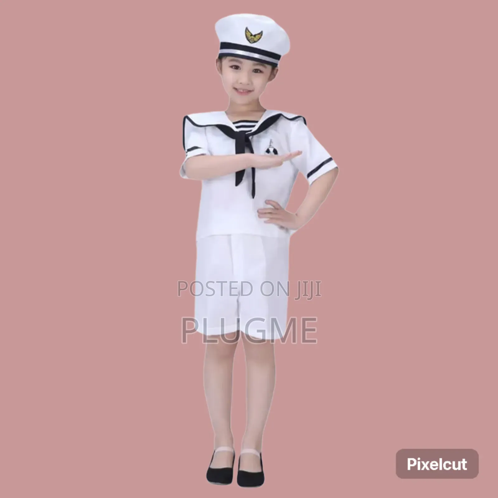 Professional Kids 4-12 Yrs Marine Hostess Host Sailor C.B.C Costume