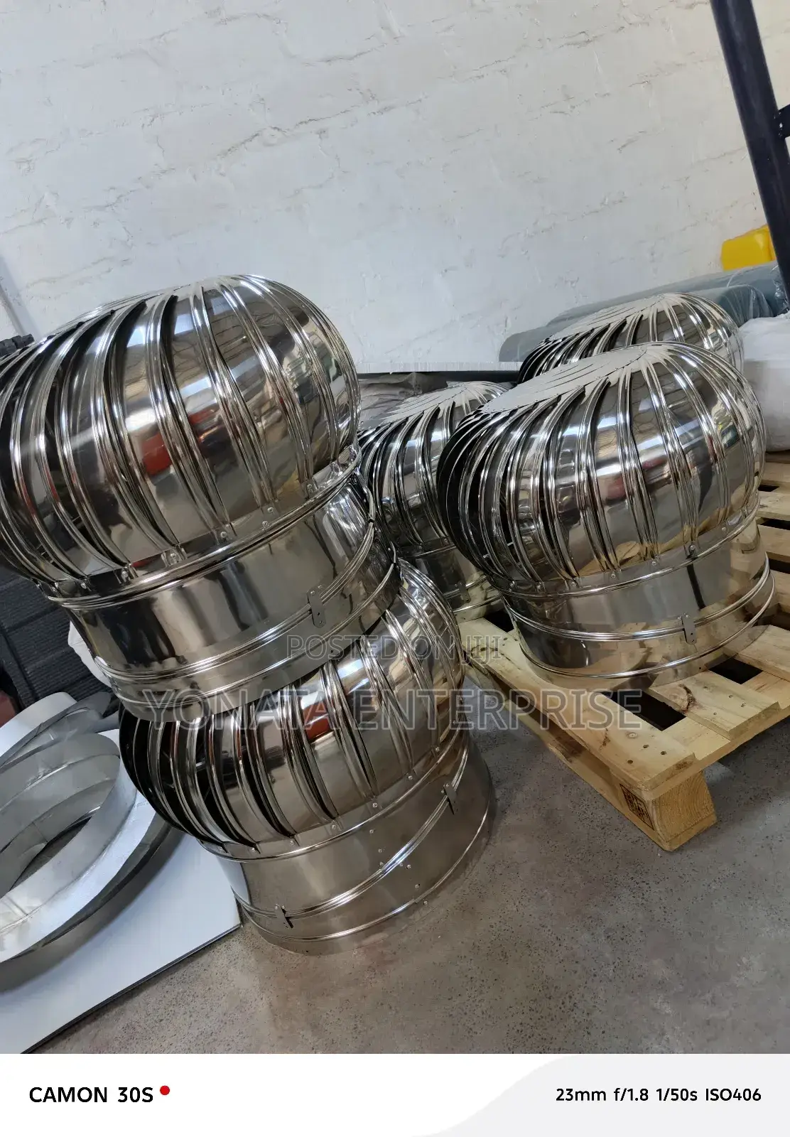 500mm Stainless Steel Cyclone Roof Ventilator