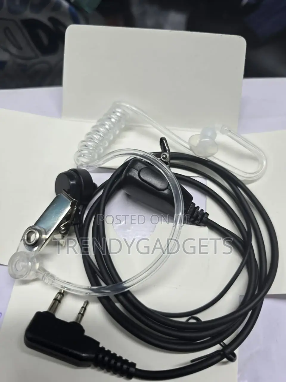 Fbi Two-Pin Radio Earpiece PTT Uv-5r Bf-888s