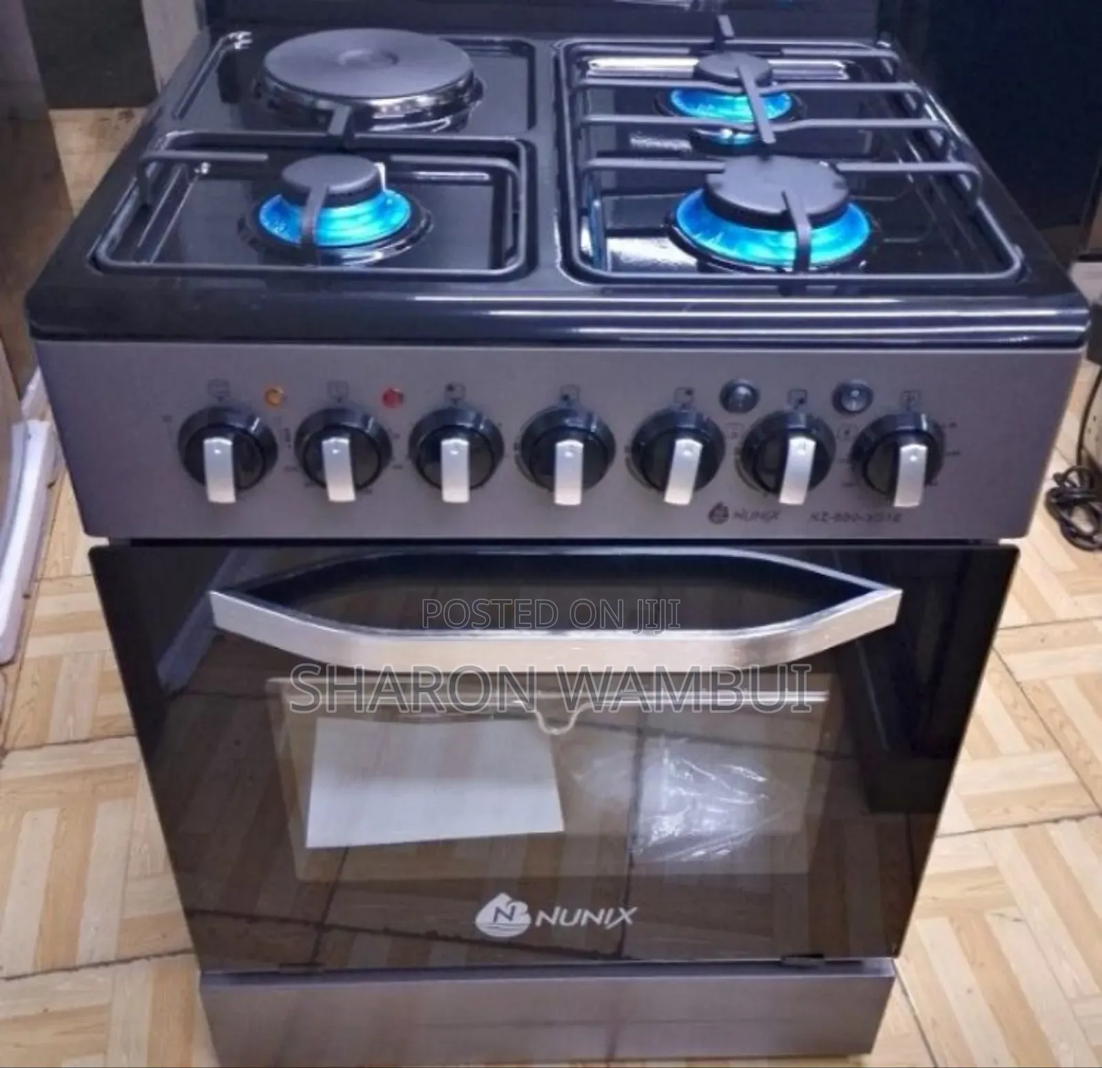 New Nunix 60by60 Cooker With Electric Oven/3g+1e Nunix Cooker