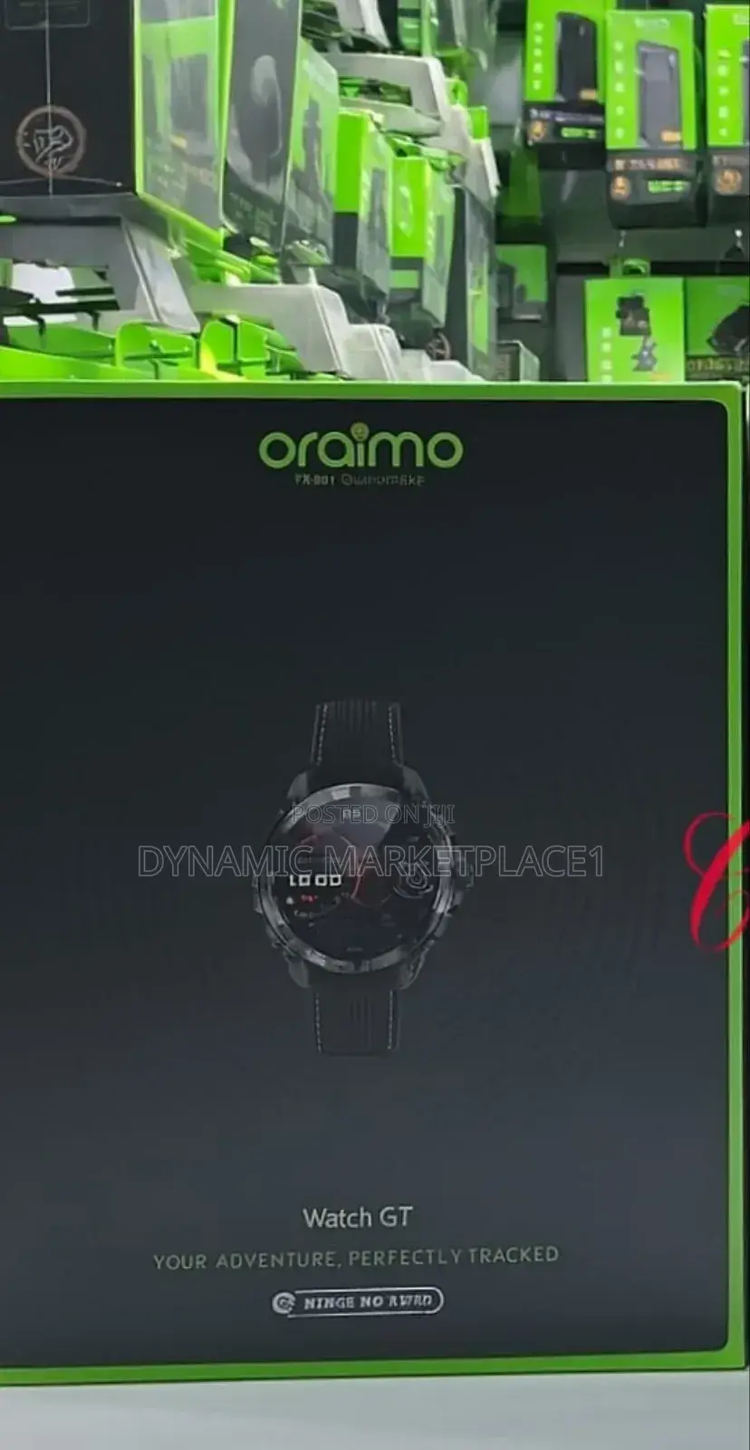 Oraimo Watch Gt Osw-852h 1.43" Amoled 3atm GPS Smart Watch