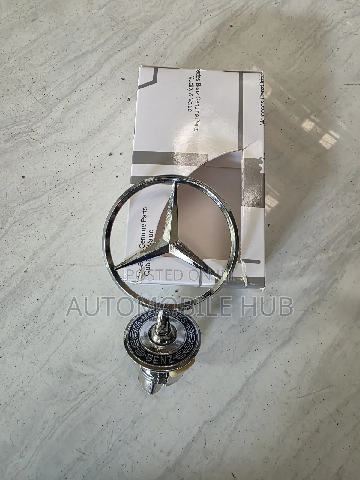 Mercedes-Benz Bonnet Hood Emblem Standing Star | Original Logo Badge