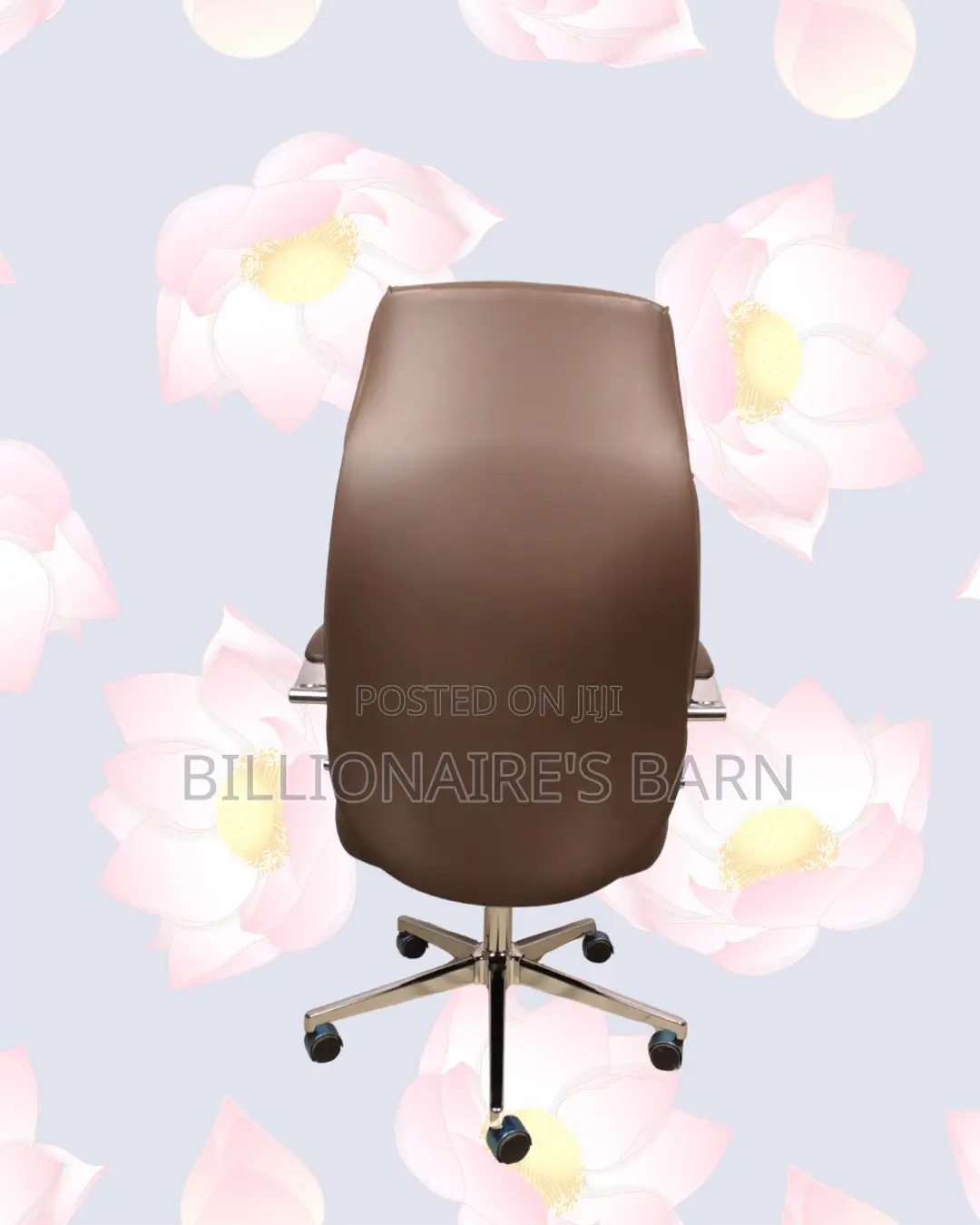 Brown Executive Office Chair | Breathable Support for Long Desk Hours