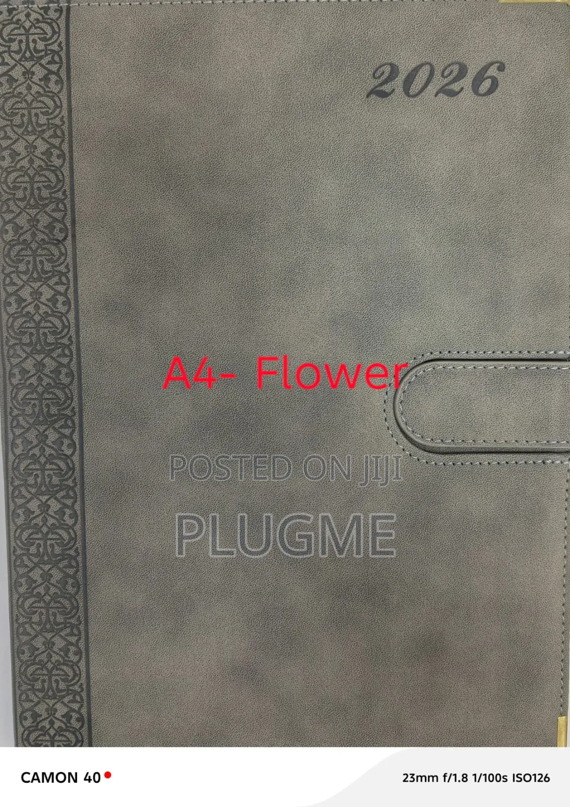A4 2026 Diary With Magnetic Lock