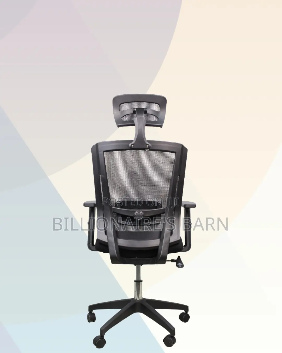 Black Ergonomic Mesh Chair | Breathable Support for Long Desk Hours |