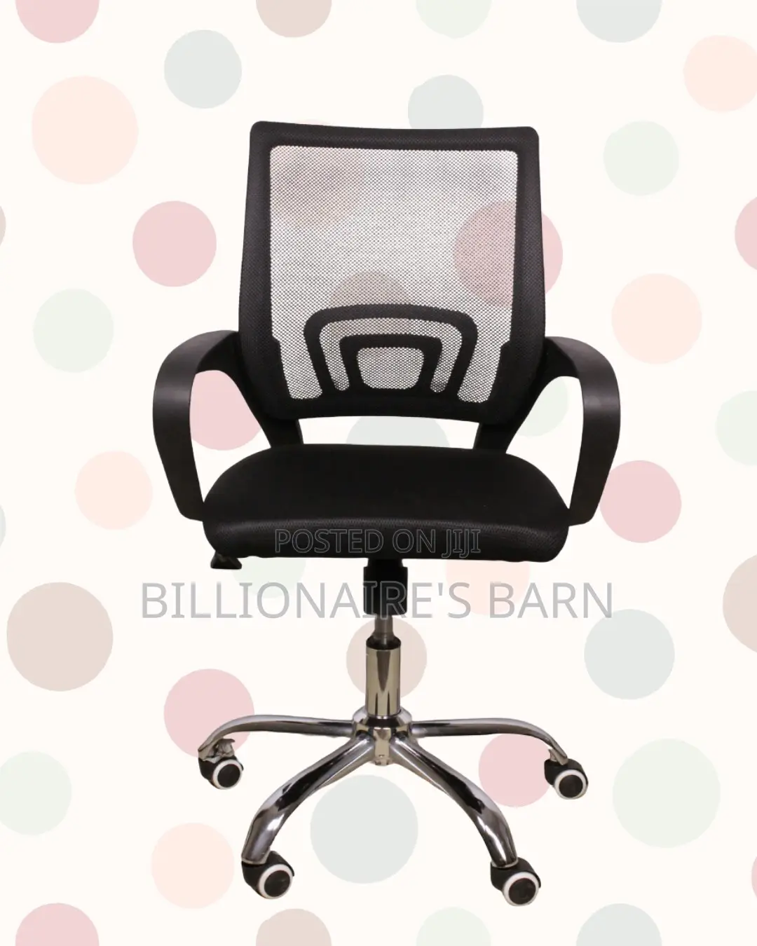 Black Compact Ergonomic Chair |Clean Executive Look for Modern Offices