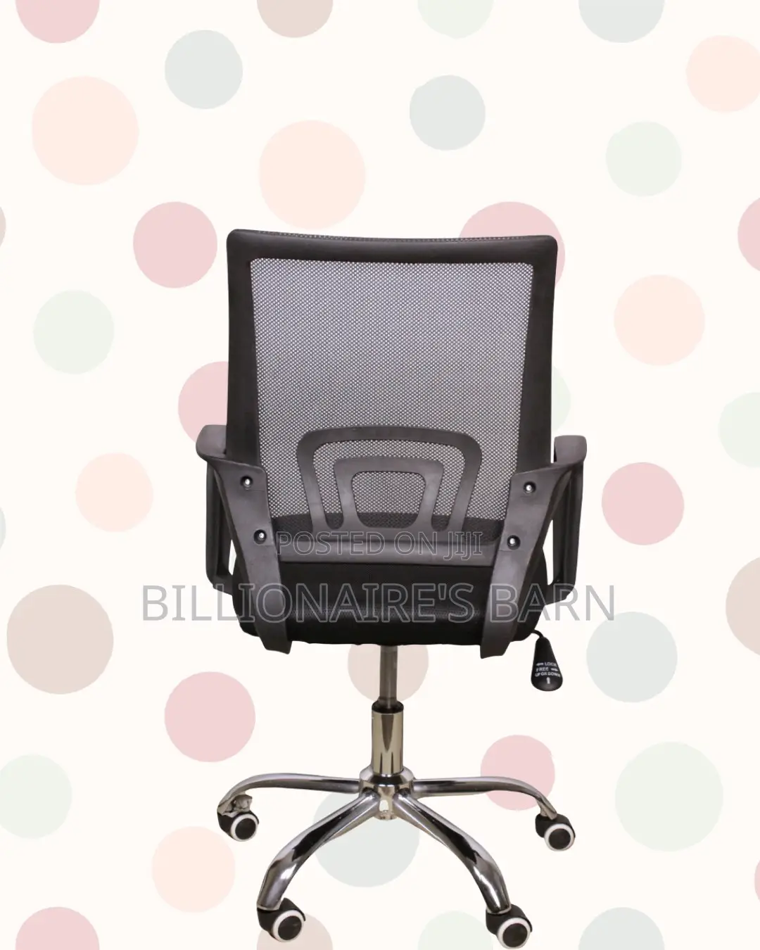 Black Compact Ergonomic Chair |Clean Executive Look for Modern Offices