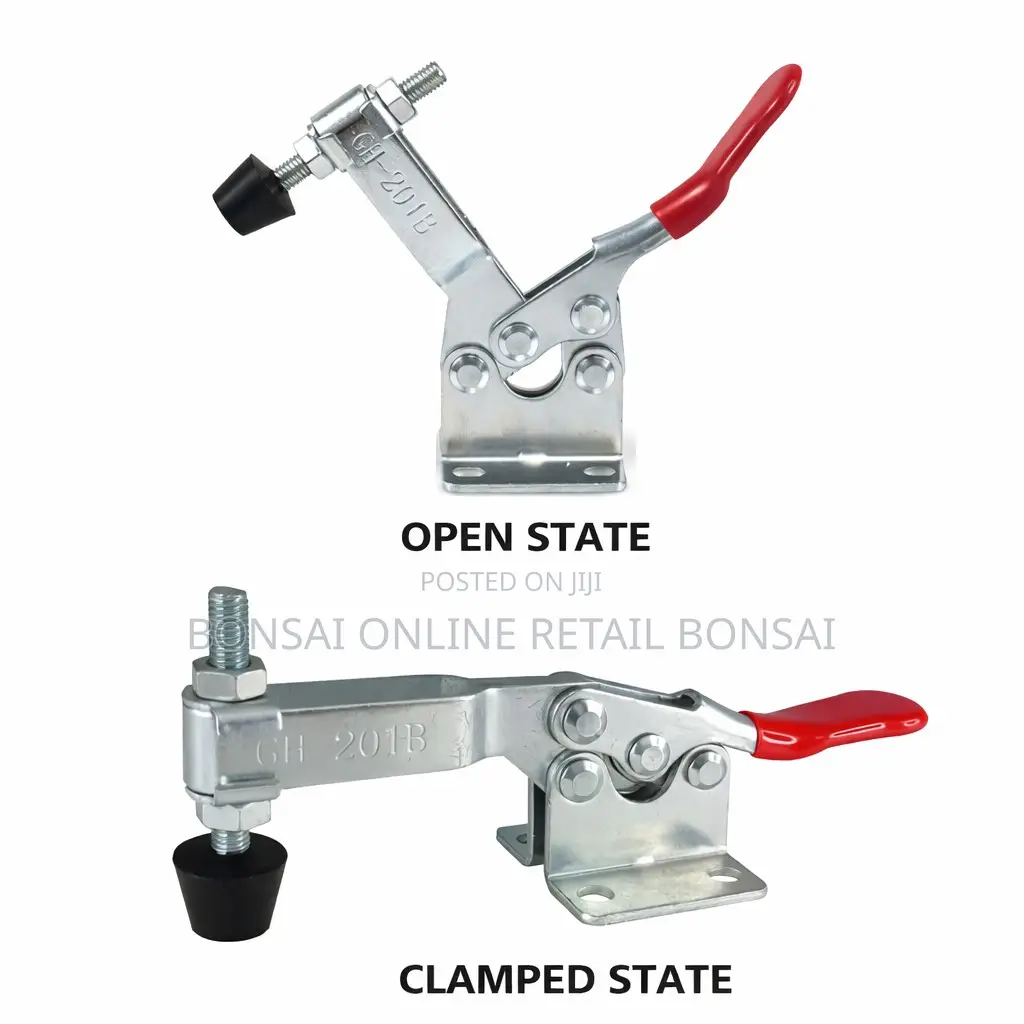 Gh-201b Horizontal Toggle Clamp 90kg Heavy-Duty Metal Clamp