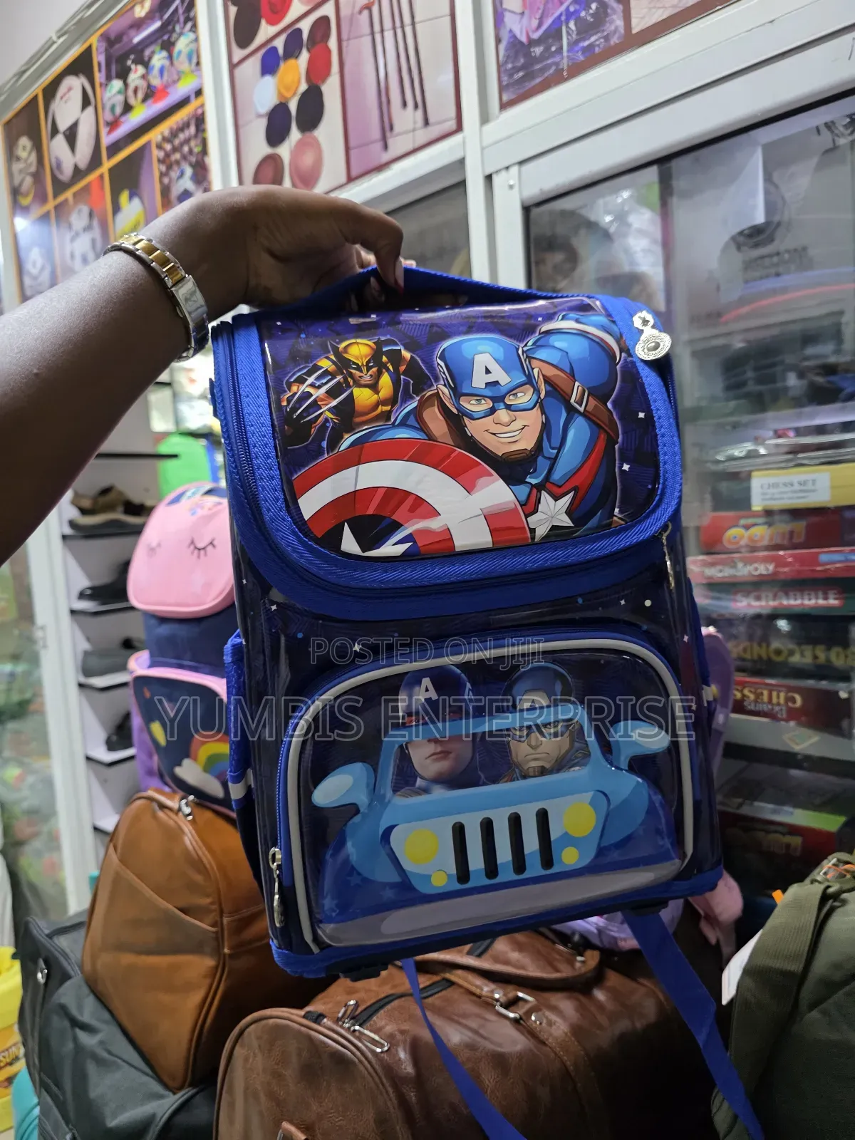 Captain America School Box Bags Pp1,Pp2,Grade1,2 at 1300
