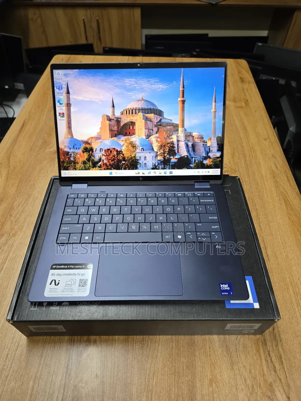 New Laptop HP OmniBook X Flip 14" 16GB Intel Core Ultra 7 SSD 1T