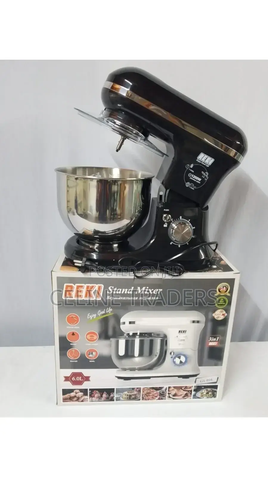 3 in 1 Sokany 6 Litres Stand Mixer