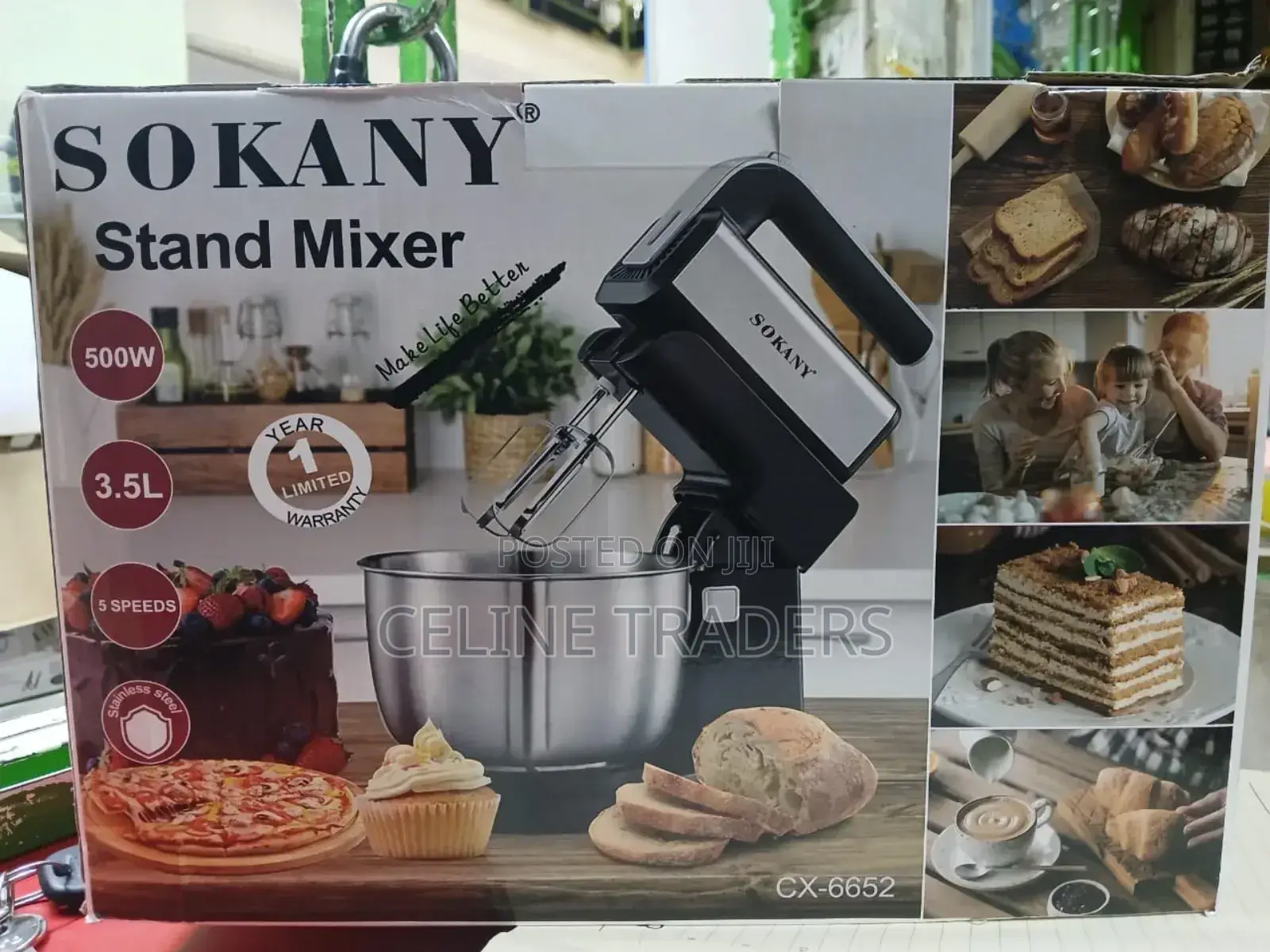 Sokany 3.5l Stand Mixer
