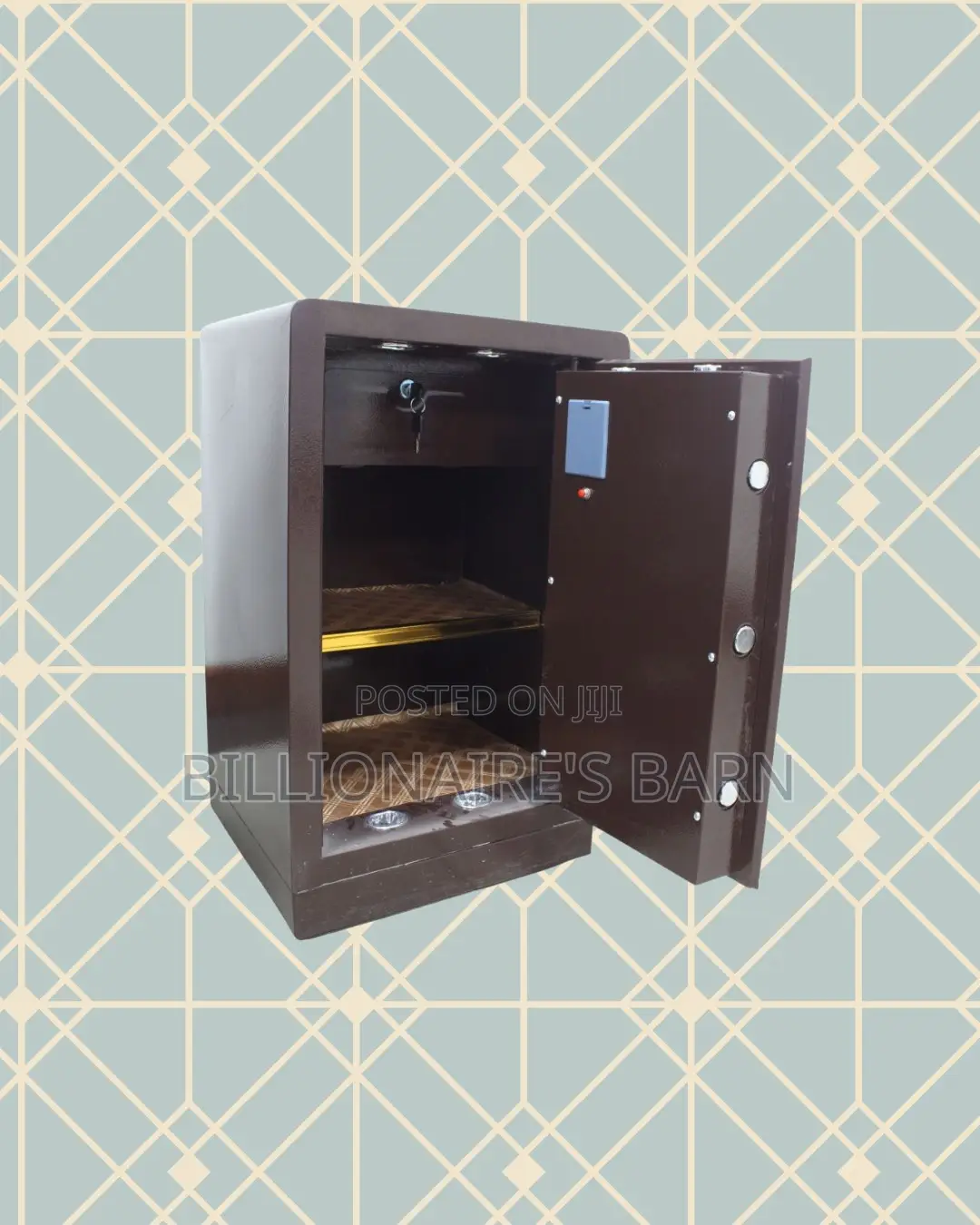 60kg Biometric Safe Box | Steel Protection for Home and Office Use