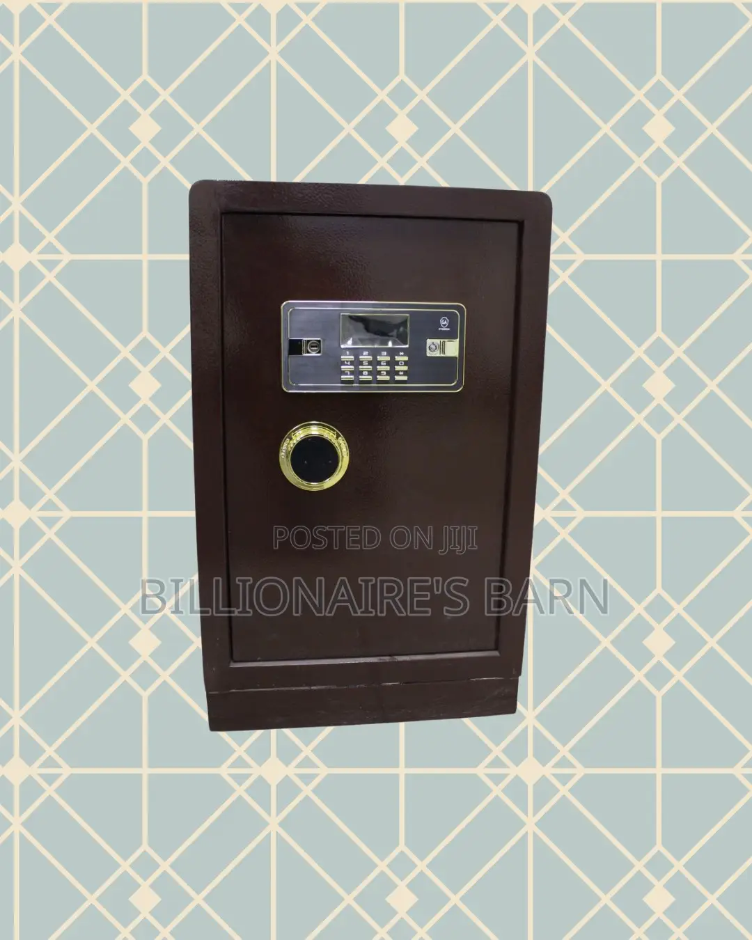 60kg Biometric Safe Box | Steel Protection for Home and Office Use
