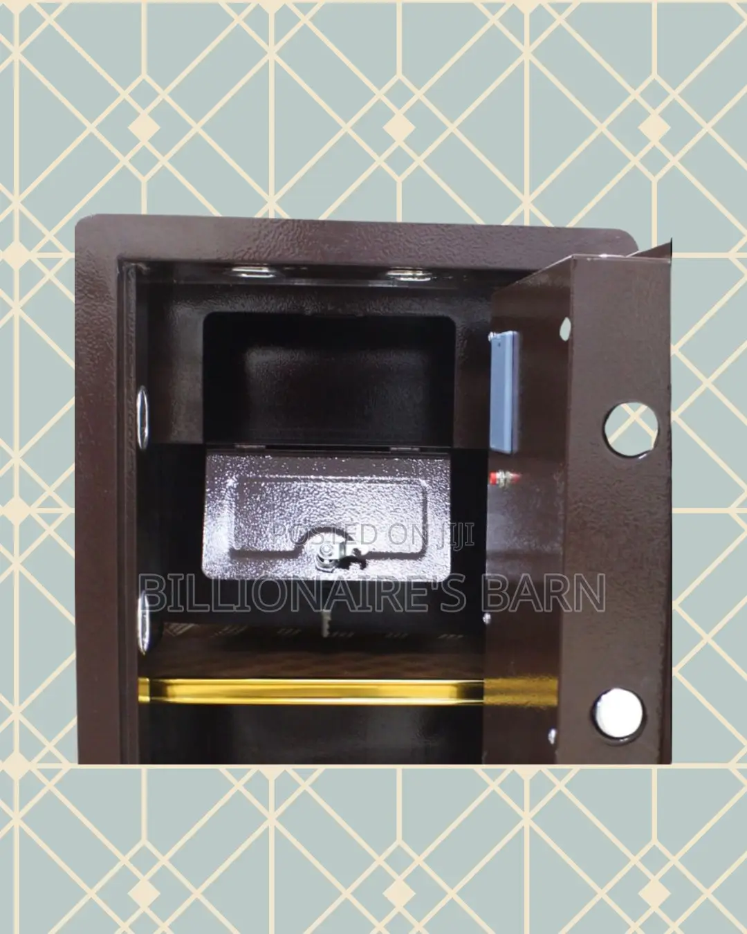 60kg Biometric Safe Box | Steel Protection for Home and Office Use