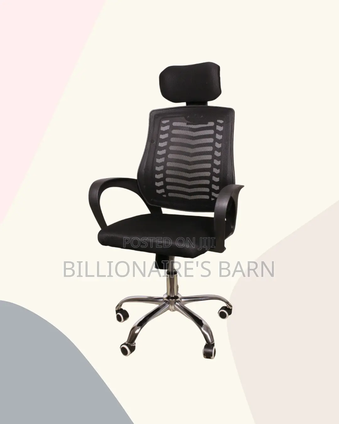 Black Secretarial Mesh Chair | Cool Airflow for Kenya’S Warm Afternoon