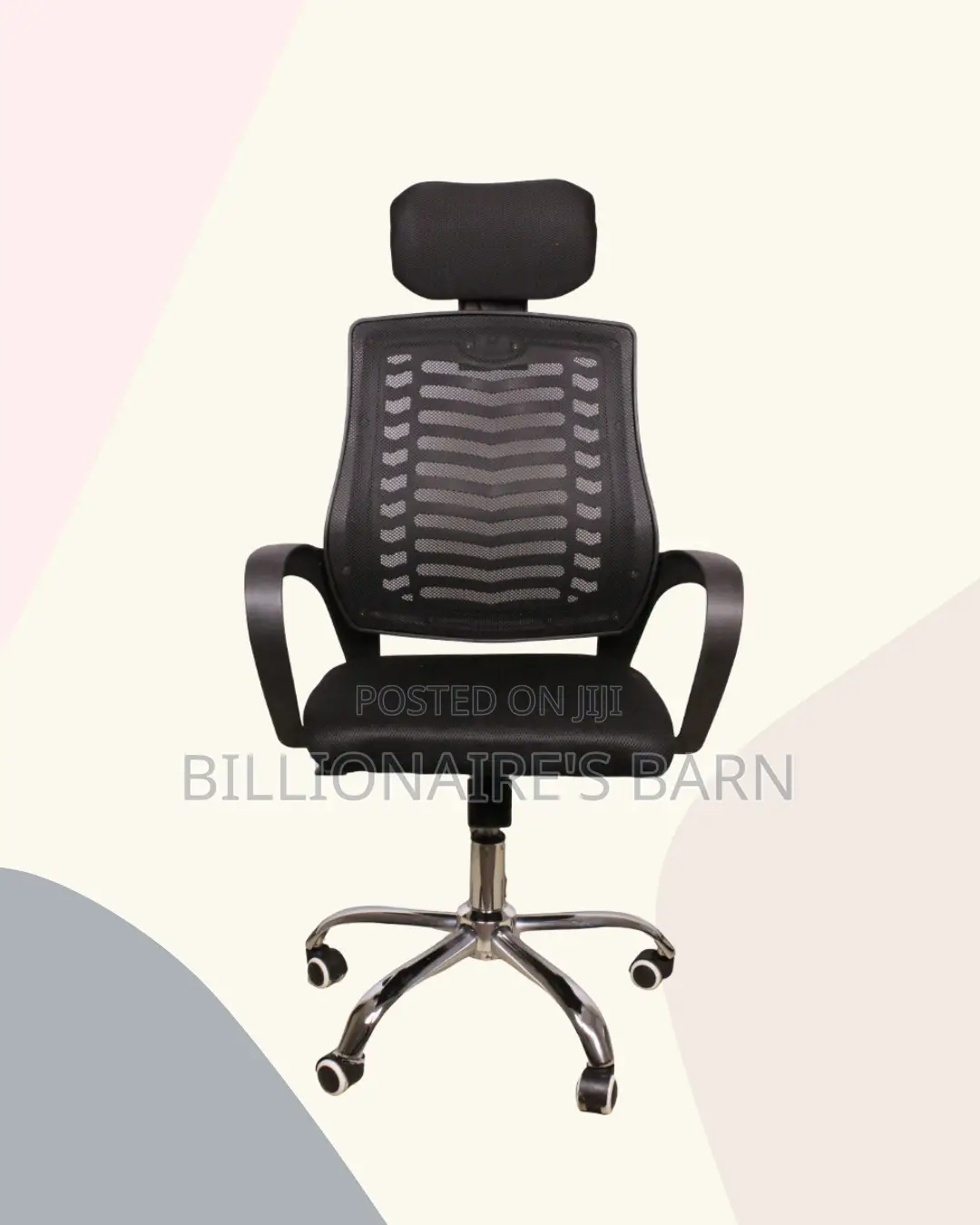 Black Secretarial Mesh Chair | Cool Airflow for Kenya’S Warm Afternoon