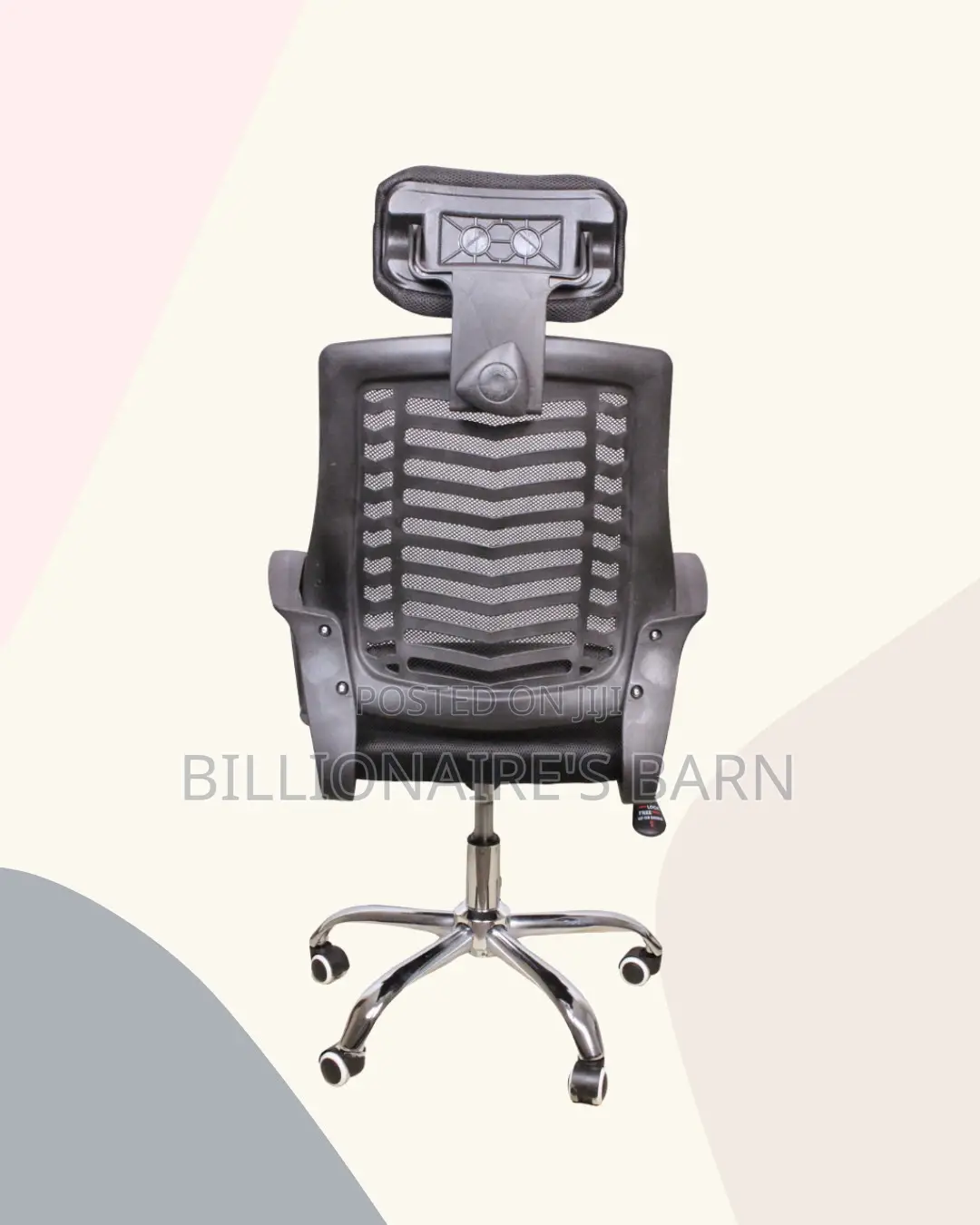 Black Secretarial Mesh Chair | Cool Airflow for Kenya’S Warm Afternoon