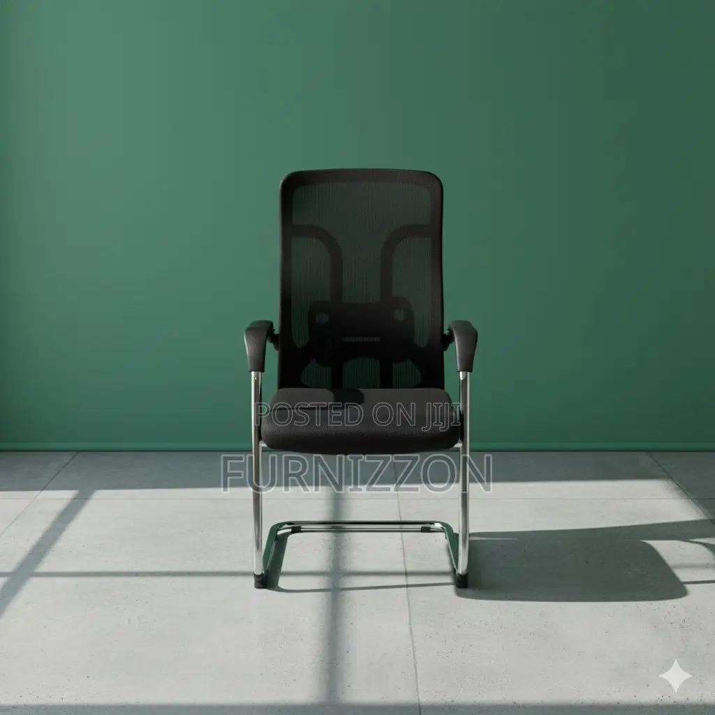Professional Black Mesh Ergonomic Sled Base Office Chair