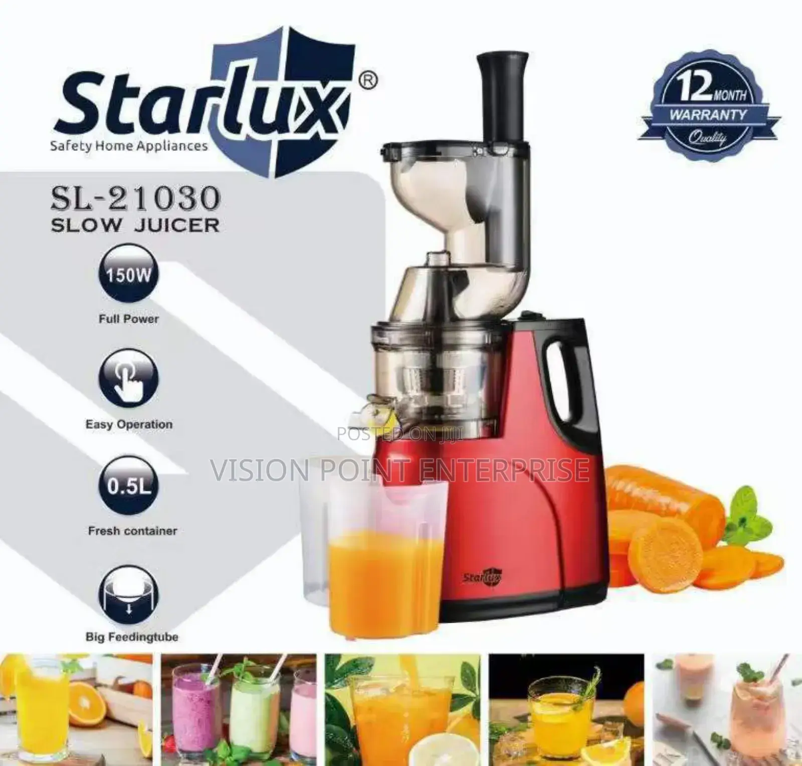 *Starlux Slow Juicer*Starlux Slow Juicer