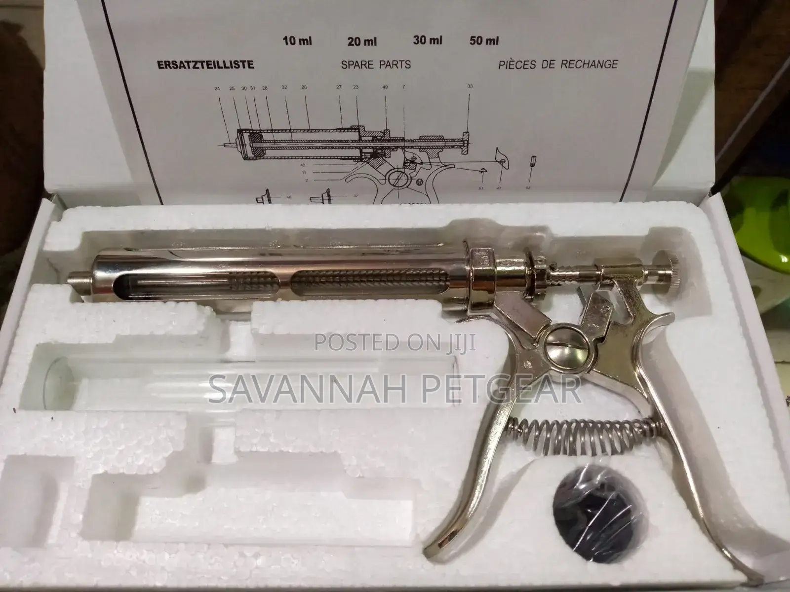 50ml Multi Dose Automatic Adjustable Syringe For Pets And Veterinary