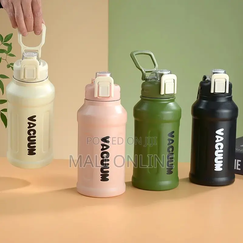 Stainless Steel Vacuum Sports Water Bottle Flask With Handle