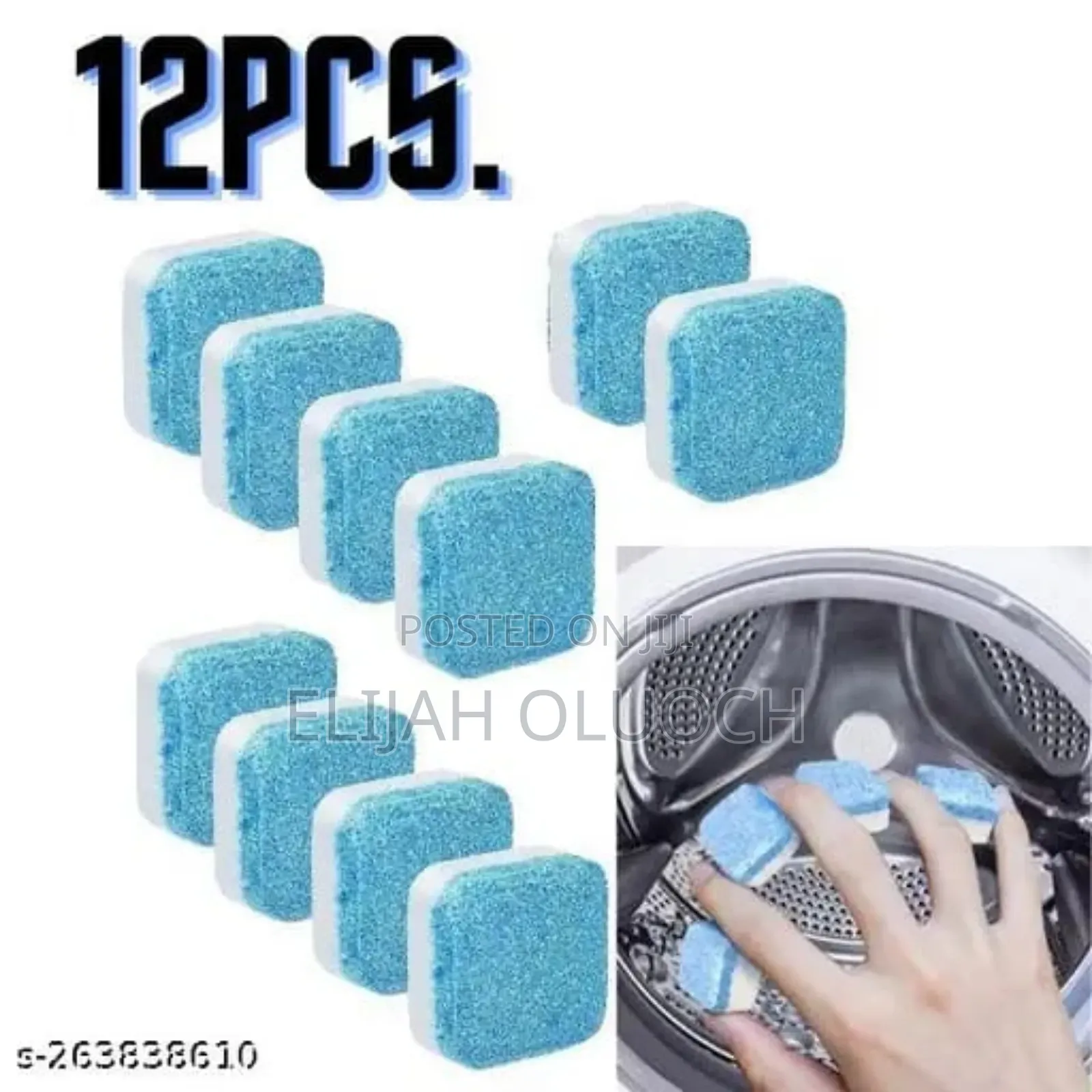 12pc Pack of Washing Machine Cleaning Tablets