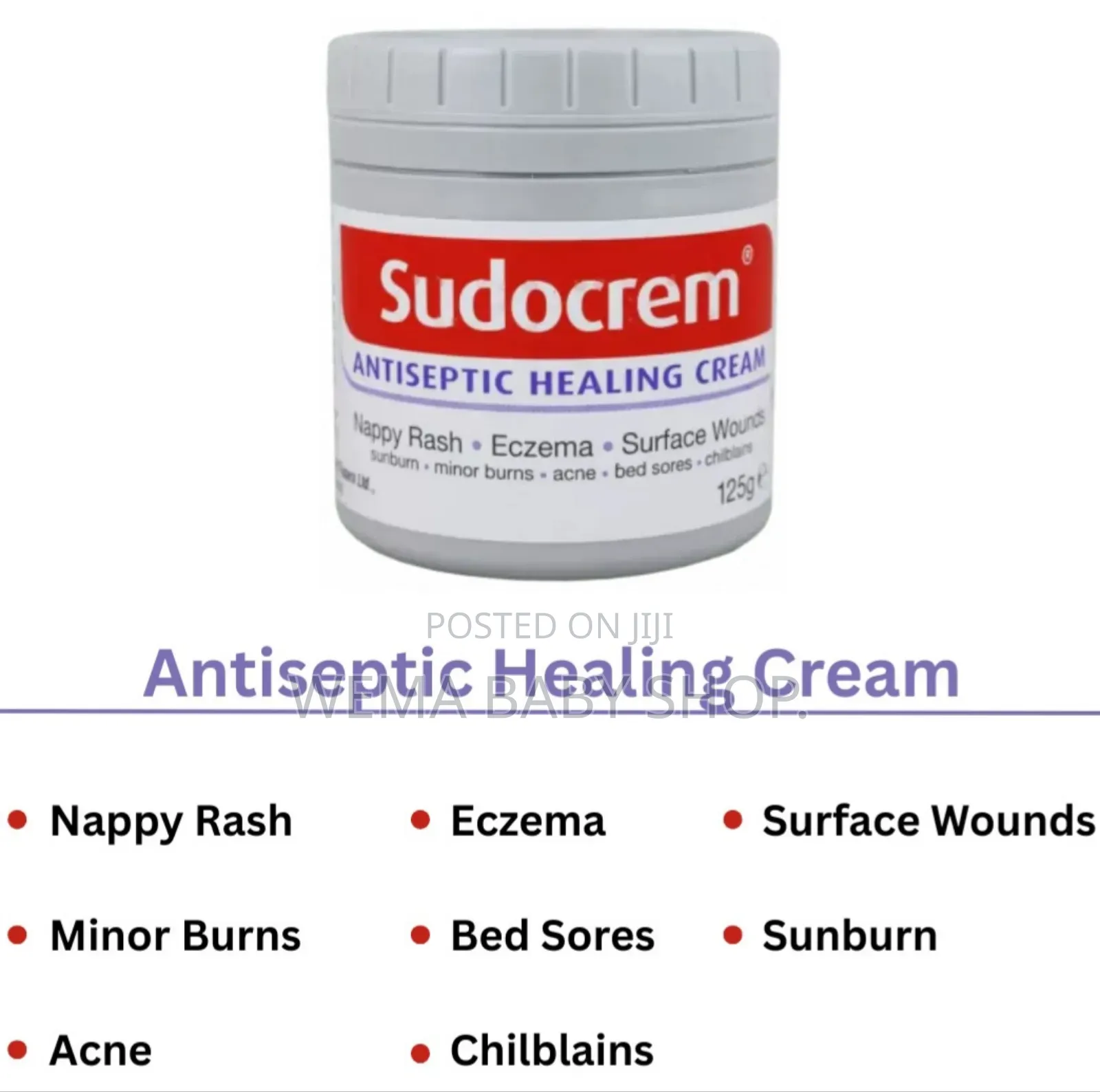 125g Sudocrem Antiseptic Healing Cream.