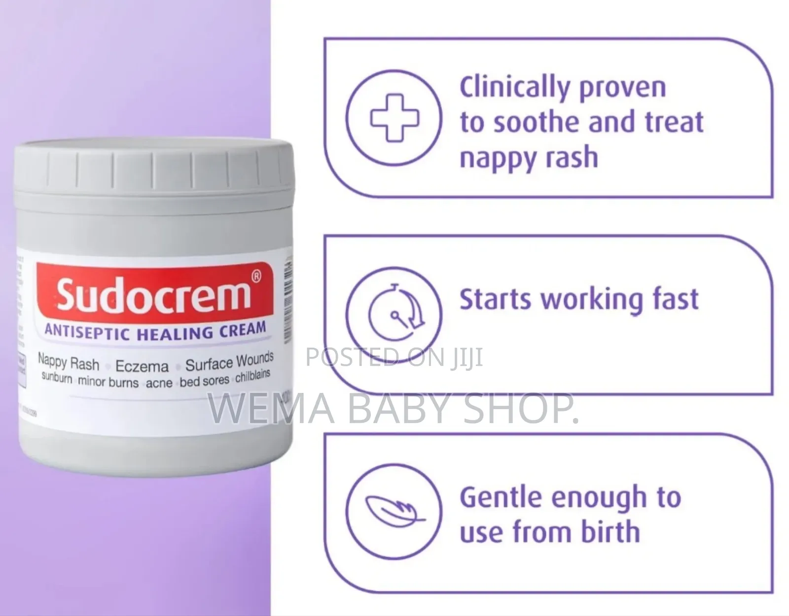 125g Sudocrem Antiseptic Healing Cream.