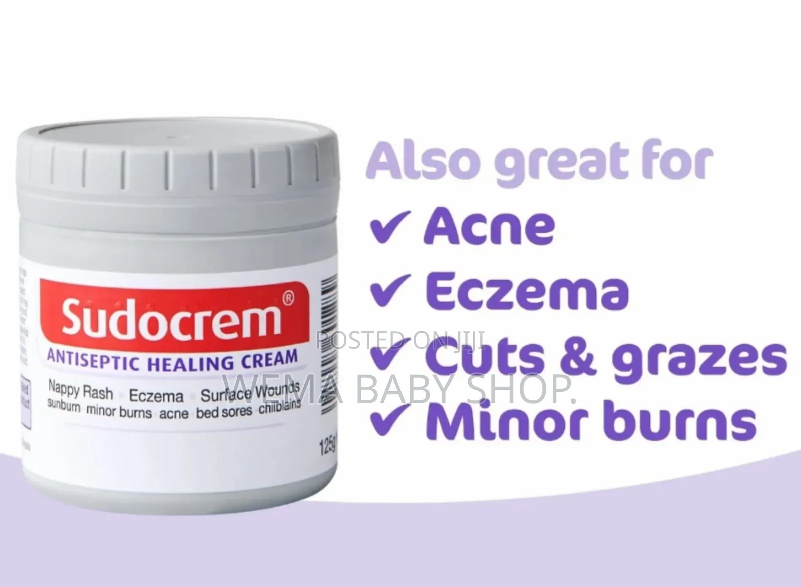 125g Sudocrem Antiseptic Healing Cream.