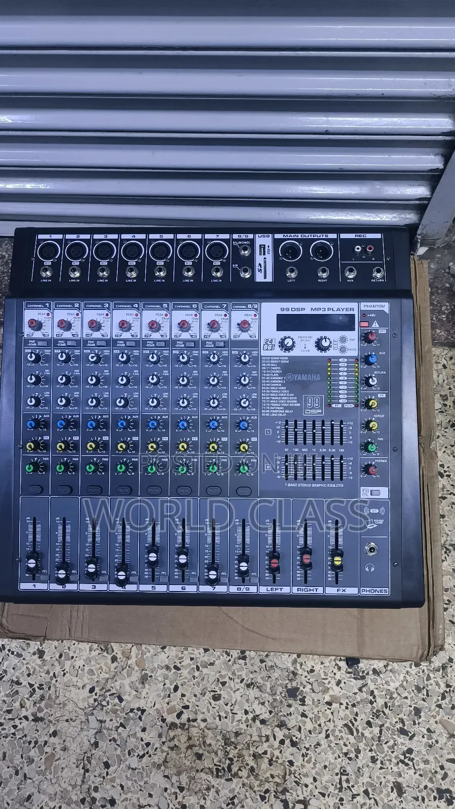 Heavy Duty 8-Channel Powerful Mixer