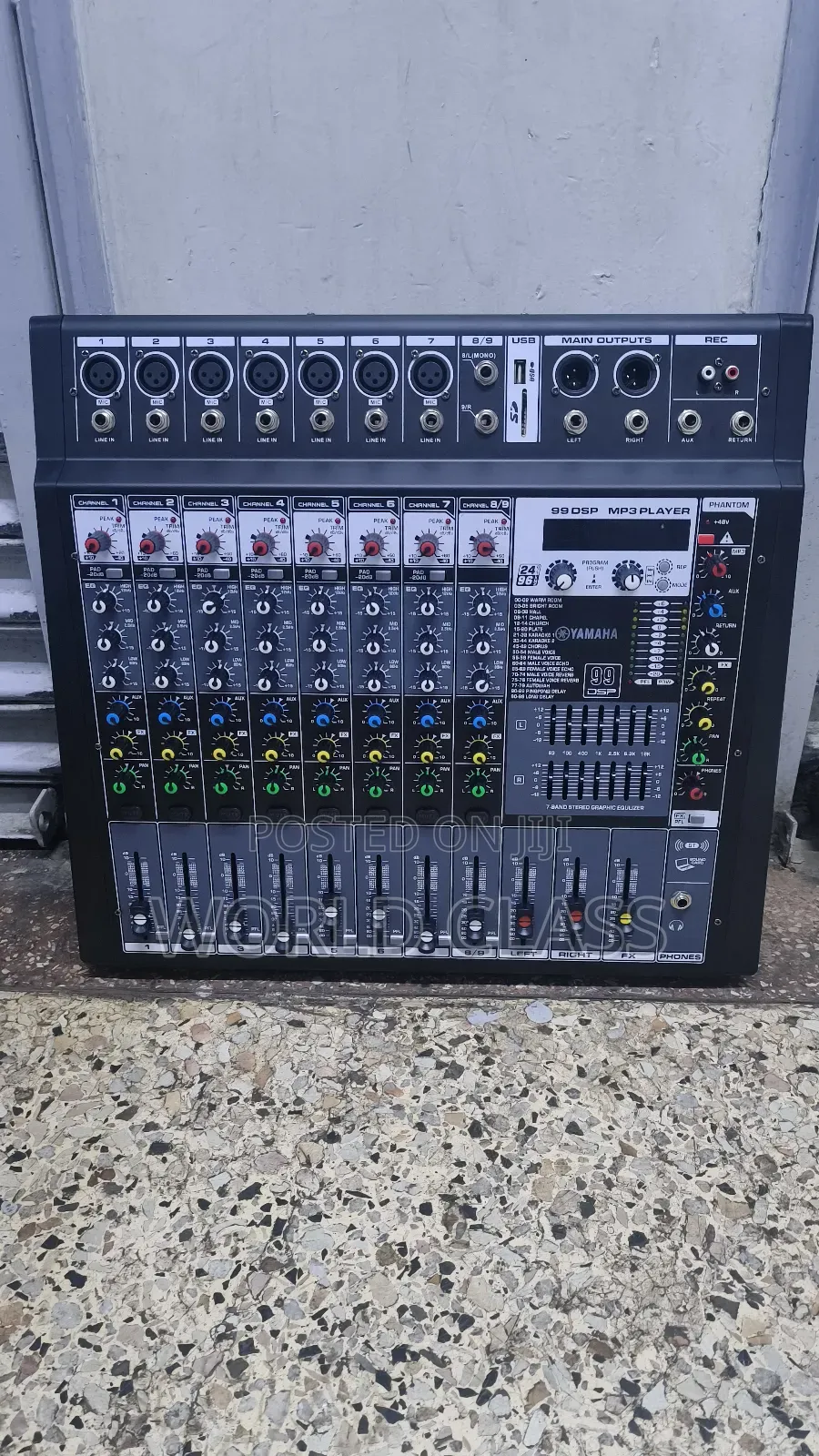 Professional 8 Channel Mixer