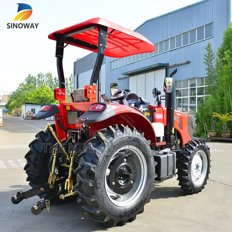 50hp Electric Start Four-Wheel Drive Tractor Tiller for Sale in Kenya