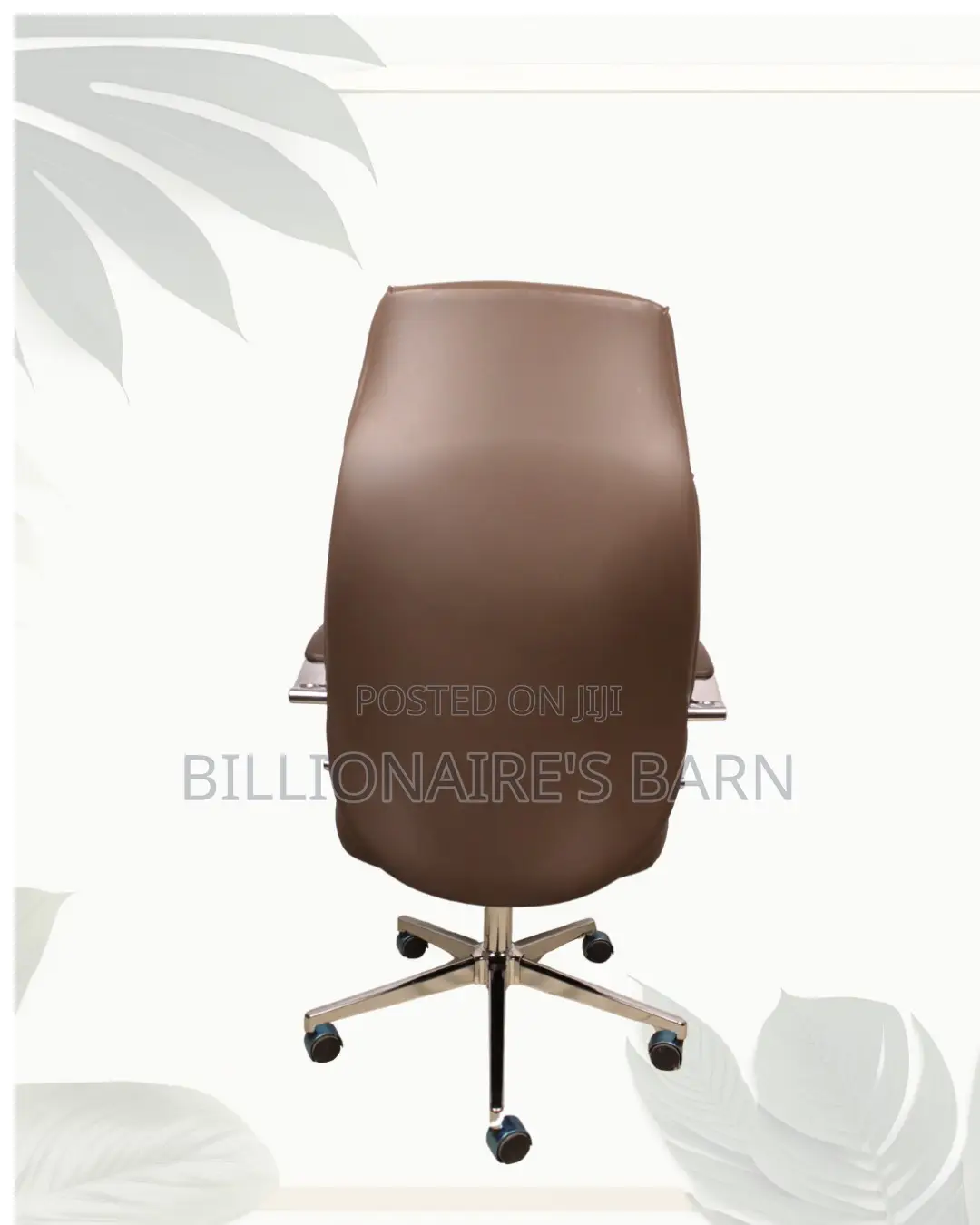 Brown Executive Office Chair | Firm Support With a Soft Landing Seat