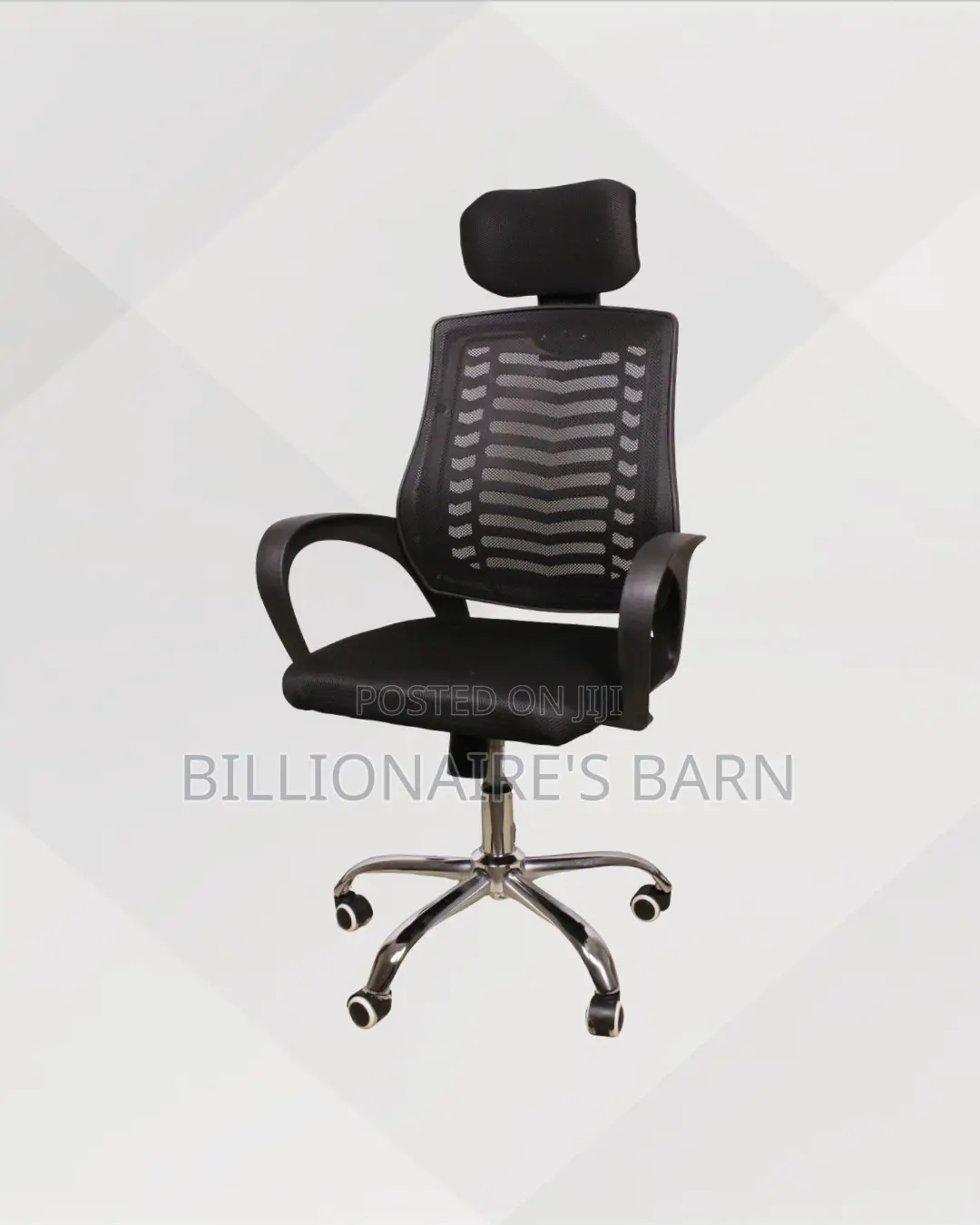 Black Secretarial Mesh Chair | Firm Support With a Soft Landing Seat