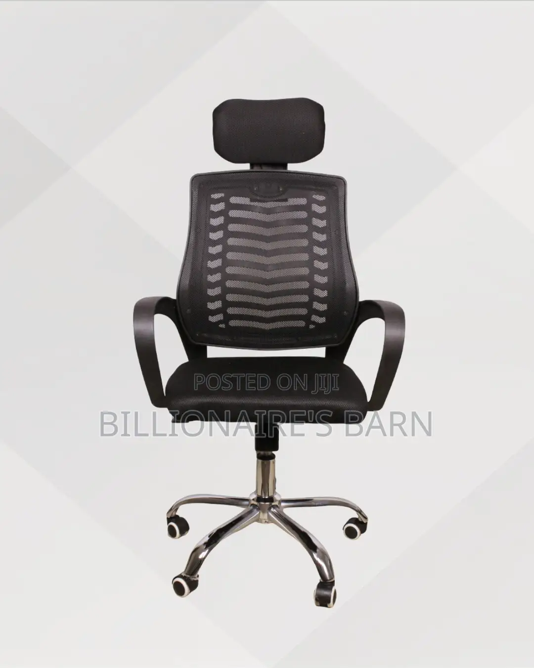 Black Secretarial Mesh Chair | Firm Support With a Soft Landing Seat