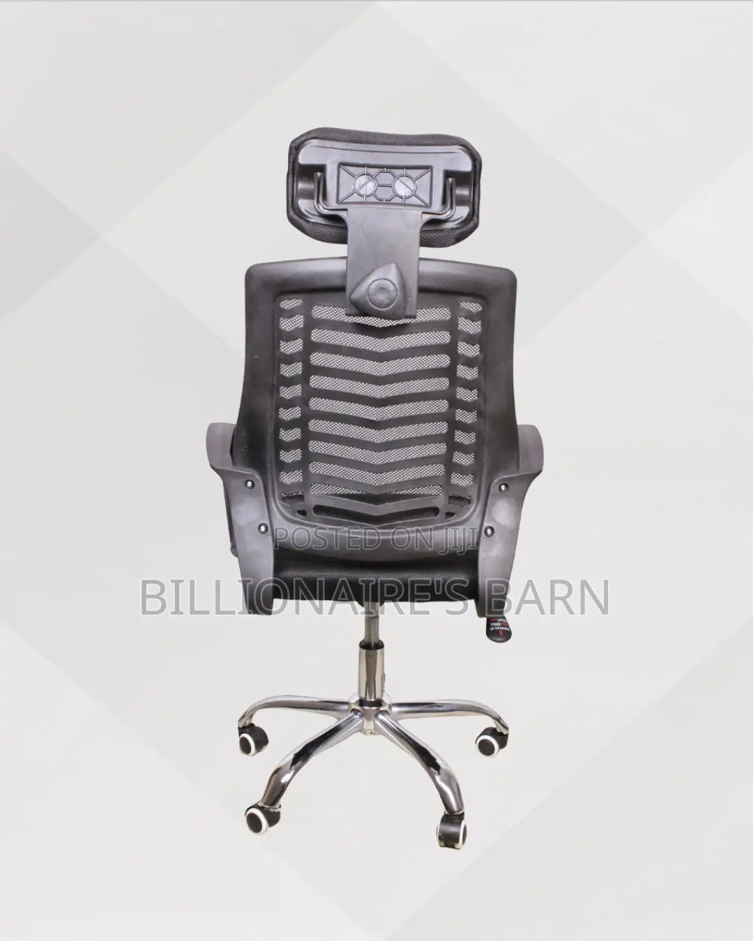 Black Secretarial Mesh Chair | Firm Support With a Soft Landing Seat