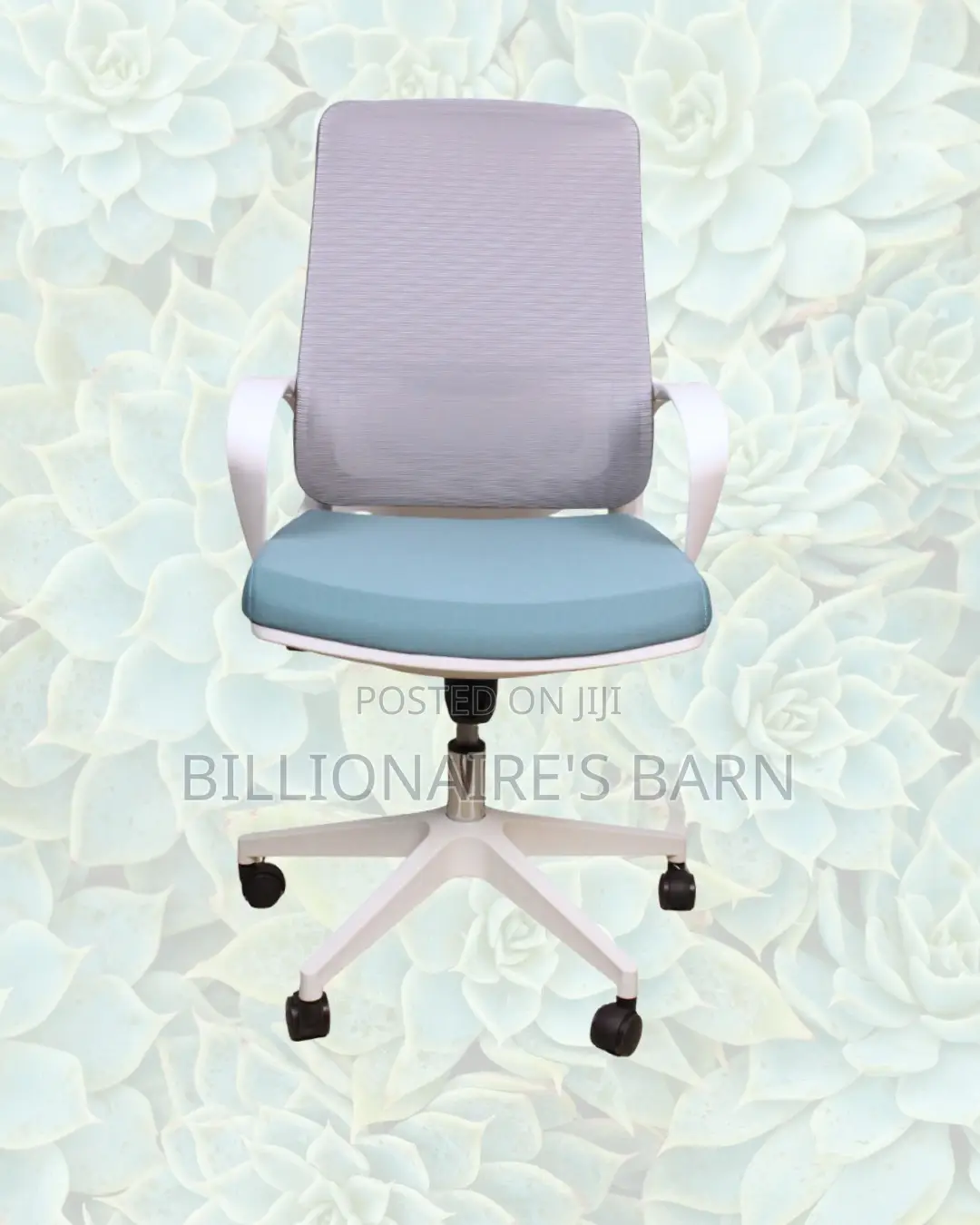 White Mid-Back Mesh Chair | Firm Support With a Soft Landing Seat